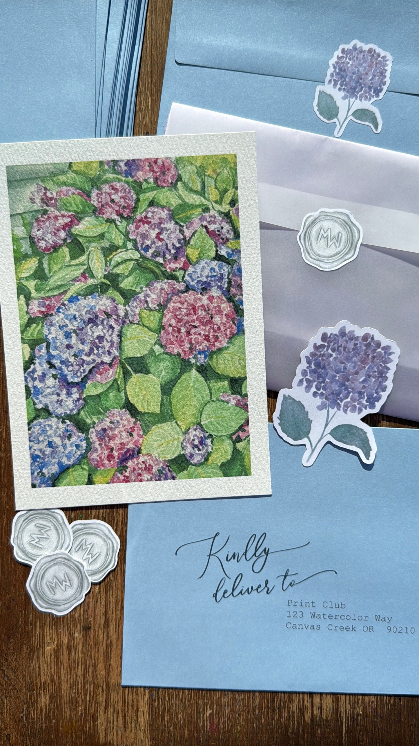 The Watercolor Parcel Club