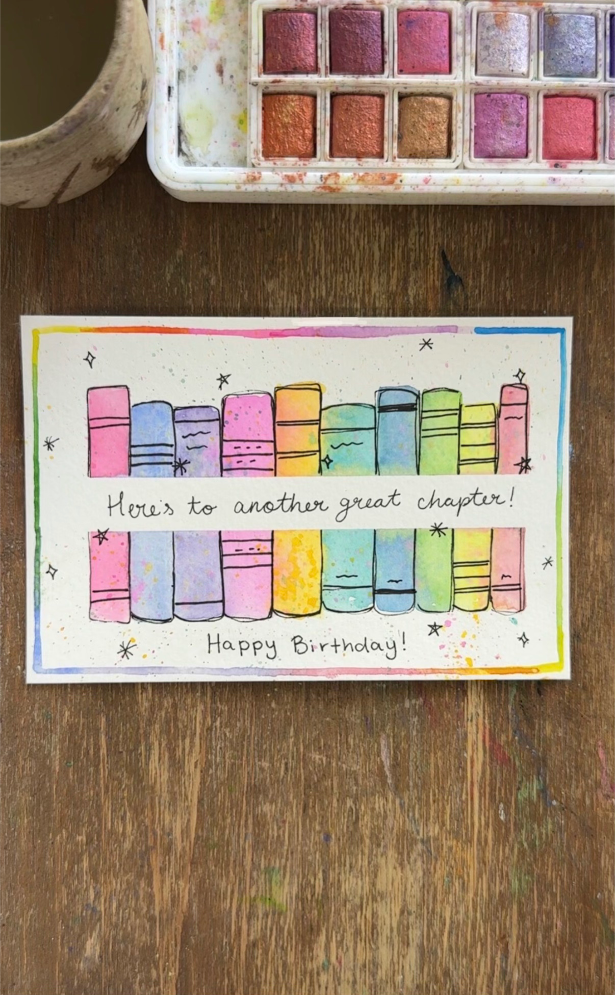 Book Birthday Card (Cards)