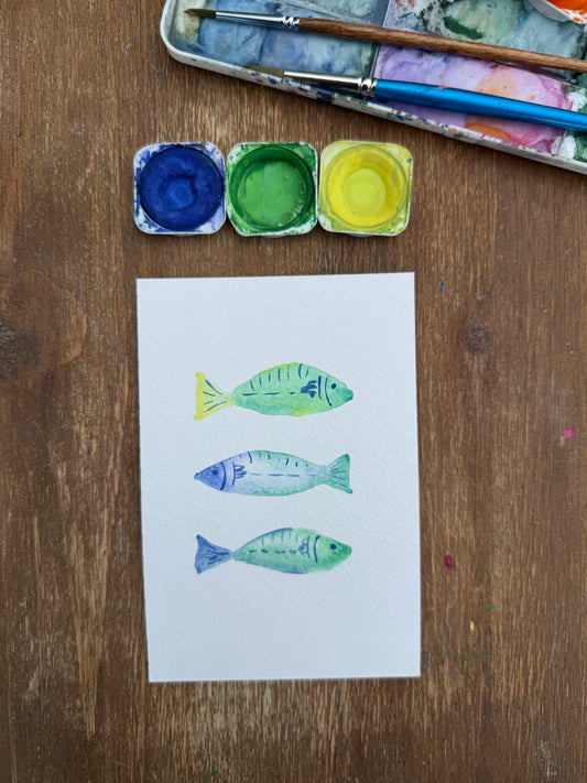 Three Fish (Original)
